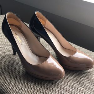 Ombré Prada Patent Pumps
